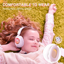 Load image into Gallery viewer, B4 RGB Cartoon Stereo Headset Wireless Bluetooth Headphones, Cat, Squirrel