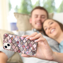 Load image into Gallery viewer, Electroplating Pattern IMD TPU Shockproof Case, For iPhone 14, For iPhone 14 Plus, For iPhone 14 Pro, For iPhone 14 Pro Max