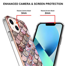 Load image into Gallery viewer, Electroplating Pattern IMD TPU Shockproof Case, For iPhone 14, For iPhone 14 Plus, For iPhone 14 Pro, For iPhone 14 Pro Max