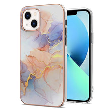Load image into Gallery viewer, Electroplating Pattern IMD TPU Shockproof Case, For iPhone 14, For iPhone 14 Plus, For iPhone 14 Pro, For iPhone 14 Pro Max
