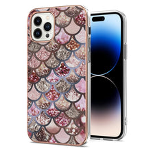 Load image into Gallery viewer, Electroplating Pattern IMD TPU Shockproof Case, For iPhone 14, For iPhone 14 Plus, For iPhone 14 Pro, For iPhone 14 Pro Max