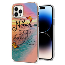 Load image into Gallery viewer, Electroplating Pattern IMD TPU Shockproof Case, For iPhone 14, For iPhone 14 Plus, For iPhone 14 Pro, For iPhone 14 Pro Max