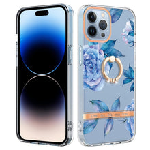 Load image into Gallery viewer, Ring IMD Flowers TPU Phone Case, For iPhone 14, For iPhone 14 Plus, For iPhone 14 Pro, For iPhone 14 Pro Max