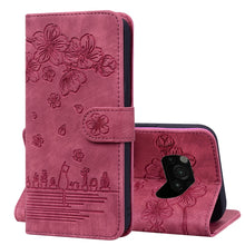 Load image into Gallery viewer, Cartoon Sakura Cat Embossed Leather Phone Case, For Xiaomi Poco F4 GT, For Xiaomi Poco M3 / Redmi 9T Global, For Xiaomi Poco X3 / X3 NFC, For Xiaomi Redmi K40 / K40 Pro, For Xiaomi Redmi Note 11 Pro 4G / 5G, For Xiaomi Poco M4 Pro 4G Global            ...