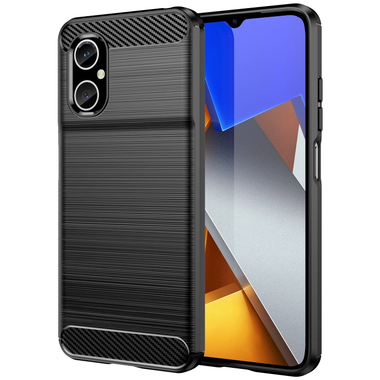 Brushed Texture Carbon Fiber TPU Phone Case, For Xiaomi Poco M3 Pro 5G, For Xiaomi Poco X3 GT, For Xiaomi Poco X4 NFC 5G, For Xiaomi Poco M4 Pro 5G, For Xiaomi Poco F4, For Xiaomi Poco X4 Pro 5G, For Xiaomi Poco M4 Pro, For Xiaomi Poco M4 5G           ...