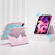 Load image into Gallery viewer, Front Stand Rotating Clear Back Smart Leather Tablet Case, For iPad mini 6 / mini 2024, For iPad 10.2 2019 / 2020 / 2021, For iPad Air 2022 / 2020 10.9, For iPad Pro 11 2018 / 2020 / 2021