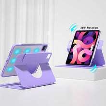 Load image into Gallery viewer, Front Stand Rotating Clear Back Smart Leather Tablet Case, For iPad mini 6 / mini 2024, For iPad 10.2 2019 / 2020 / 2021, For iPad Air 2022 / 2020 10.9, For iPad Pro 11 2018 / 2020 / 2021