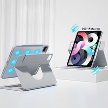 Load image into Gallery viewer, Front Stand Rotating Clear Back Smart Leather Tablet Case, For iPad mini 6 / mini 2024, For iPad 10.2 2019 / 2020 / 2021, For iPad Air 2022 / 2020 10.9, For iPad Pro 11 2018 / 2020 / 2021