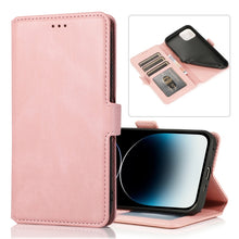 Load image into Gallery viewer, Retro Magnetic Closing Clasp Leather Case, For iPhone 14 Pro Max, For iPhone 14 Pro, For iPhone 14, For iPhone 14 Plus