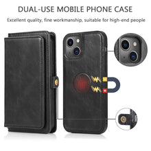 Load image into Gallery viewer, Strong Magnetic Detachable Leather Case, For iPhone 14 Pro Max, For iPhone 14 Pro, For iPhone 14, For iPhone 14 Plus