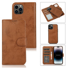 Load image into Gallery viewer, 2 in 1 Detachable Leather Case, For iPhone 14 Pro Max, For iPhone 14 Pro, For iPhone 14, For iPhone 14 Plus