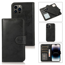 Load image into Gallery viewer, 2 in 1 Detachable Leather Case, For iPhone 14 Pro Max, For iPhone 14 Pro, For iPhone 14, For iPhone 14 Plus