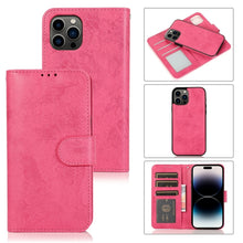 Load image into Gallery viewer, 2 in 1 Detachable Leather Case, For iPhone 14 Pro Max, For iPhone 14 Pro, For iPhone 14, For iPhone 14 Plus