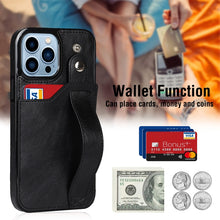 Load image into Gallery viewer, Wrist Strap Holder Phone Case, For iPhone 14 Pro Max, For iPhone 14 Pro, For iPhone 14, For iPhone 14 Plus