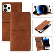 Load image into Gallery viewer, Magnetic Leather Phone Case, For iPhone 14 Pro Max, For iPhone 14 Pro, For iPhone 14, For iPhone 14 Plus