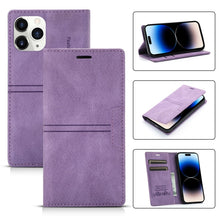 Load image into Gallery viewer, Magnetic Leather Phone Case, For iPhone 14 Pro Max, For iPhone 14 Pro, For iPhone 14, For iPhone 14 Plus