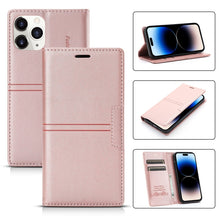 Load image into Gallery viewer, Magnetic Leather Phone Case, For iPhone 14 Pro Max, For iPhone 14 Pro, For iPhone 14, For iPhone 14 Plus