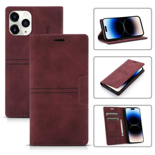 Load image into Gallery viewer, Magnetic Leather Phone Case, For iPhone 14 Pro Max, For iPhone 14 Pro, For iPhone 14, For iPhone 14 Plus