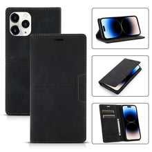 Load image into Gallery viewer, Magnetic Leather Phone Case, For iPhone 14 Pro Max, For iPhone 14 Pro, For iPhone 14, For iPhone 14 Plus