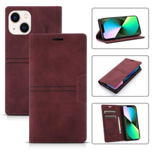 Load image into Gallery viewer, Magnetic Leather Phone Case, For iPhone 14 Pro Max, For iPhone 14 Pro, For iPhone 14, For iPhone 14 Plus