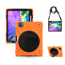 Load image into Gallery viewer, For iPad Pro 11 (2020) 360 Degree Rotation Silicone Protective Cover with Holder &amp; Hand Strap &amp; Long Strap &amp; Pencil Slot, For iPad Air 2025 / 10.9 / Pro 11 2021 / 2020 / 2018