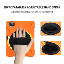 Load image into Gallery viewer, For iPad Pro 11 (2020) 360 Degree Rotation Silicone Protective Cover with Holder &amp; Hand Strap &amp; Long Strap &amp; Pencil Slot, For iPad Air 2025 / 10.9 / Pro 11 2021 / 2020 / 2018