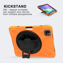 Load image into Gallery viewer, For iPad Pro 11 (2020) 360 Degree Rotation Silicone Protective Cover with Holder &amp; Hand Strap &amp; Long Strap &amp; Pencil Slot, For iPad Air 2025 / 10.9 / Pro 11 2021 / 2020 / 2018