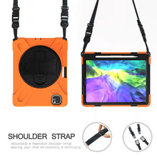Load image into Gallery viewer, For iPad Pro 11 (2020) 360 Degree Rotation Silicone Protective Cover with Holder &amp; Hand Strap &amp; Long Strap &amp; Pencil Slot, For iPad Air 2025 / 10.9 / Pro 11 2021 / 2020 / 2018