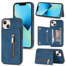 Load image into Gallery viewer, Zipper Card Holder Phone Case, For iPhone 14 Pro Max, For iPhone 14 Pro, For iPhone 14, For iPhone 14 Plus