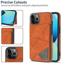 Load image into Gallery viewer, Line Card Holder Phone Case, For iPhone 14 Pro Max, For iPhone 14 Pro, For iPhone 14, For iPhone 14 Plus