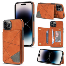 Load image into Gallery viewer, Line Card Holder Phone Case, For iPhone 14 Pro Max, For iPhone 14 Pro, For iPhone 14, For iPhone 14 Plus
