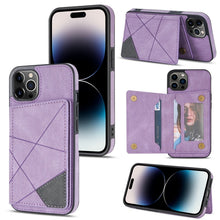 Load image into Gallery viewer, Line Card Holder Phone Case, For iPhone 14 Pro Max, For iPhone 14 Pro, For iPhone 14, For iPhone 14 Plus