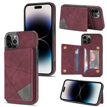 Load image into Gallery viewer, Line Card Holder Phone Case, For iPhone 14 Pro Max, For iPhone 14 Pro, For iPhone 14, For iPhone 14 Plus