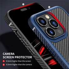 Load image into Gallery viewer, iPAKY Carbon Fiber Texture Shockproof PC + TPU Protective Phone Case, For iPhone 14 Pro Max, For iPhone 14 Pro, For iPhone 14 Plus, For iPhone 14