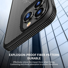 Load image into Gallery viewer, iPAKY Carbon Fiber Texture Shockproof PC + TPU Protective Phone Case, For iPhone 14 Pro Max, For iPhone 14 Pro, For iPhone 14 Plus, For iPhone 14