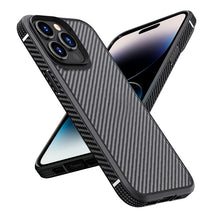 Load image into Gallery viewer, iPAKY Carbon Fiber Texture Shockproof PC + TPU Protective Phone Case, For iPhone 14 Pro Max, For iPhone 14 Pro, For iPhone 14 Plus, For iPhone 14