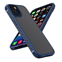 Load image into Gallery viewer, iPAKY Carbon Fiber Texture Shockproof PC + TPU Protective Phone Case, For iPhone 14 Pro Max, For iPhone 14 Pro, For iPhone 14 Plus, For iPhone 14