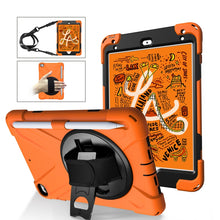 Load image into Gallery viewer, 360 Degree Rotation Silicone Protective Cover with Holder &amp; Hand Strap &amp; Long Strap &amp; Pencil Slot, For iPad Mini 5, For iPad Pro 10.5