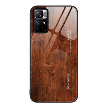 Load image into Gallery viewer, Wood Grain Glass Protective Case, For Xiaomi Redmi 10C, For Xiaomi Redmi K40S, For Xiaomi Redmi K50 Pro, For Xiaomi Redmi K50, For Xiaomi Redmi Note 10 Pro 4G, For Xiaomi Redmi Note 11 5G/Poco M4 Pro, For Xiaomi Redmi Note 11E                          ...