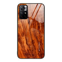 Load image into Gallery viewer, Wood Grain Glass Protective Case, For Xiaomi Redmi 10C, For Xiaomi Redmi K40S, For Xiaomi Redmi K50 Pro, For Xiaomi Redmi K50, For Xiaomi Redmi Note 10 Pro 4G, For Xiaomi Redmi Note 11 5G/Poco M4 Pro, For Xiaomi Redmi Note 11E                          ...