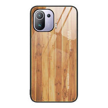 Load image into Gallery viewer, Wood Grain Glass Protective Case, For Xiaomi Mi 11 Pro, For Xiaomi Poco X4 Pro 5G, For Xiaomi Poco M4 Pro 4G, For Xiaomi Mi 11 Ultra, For Xiaomi 12 Pro