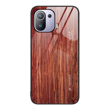Load image into Gallery viewer, Wood Grain Glass Protective Case, For Xiaomi Mi 11 Pro, For Xiaomi Poco X4 Pro 5G, For Xiaomi Poco M4 Pro 4G, For Xiaomi Mi 11 Ultra, For Xiaomi 12 Pro
