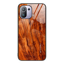 Load image into Gallery viewer, Wood Grain Glass Protective Case, For Xiaomi Mi 11 Pro, For Xiaomi Poco X4 Pro 5G, For Xiaomi Poco M4 Pro 4G, For Xiaomi Mi 11 Ultra, For Xiaomi 12 Pro
