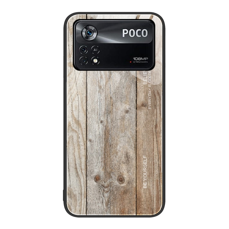 Wood Grain Glass Protective Case, For Xiaomi Mi 11 Pro, For Xiaomi Poco X4 Pro 5G, For Xiaomi Poco M4 Pro 4G, For Xiaomi Mi 11 Ultra, For Xiaomi 12 Pro