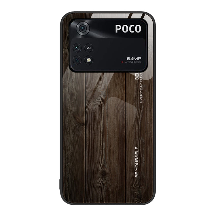 Wood Grain Glass Protective Case, For Xiaomi Mi 11 Pro, For Xiaomi Poco X4 Pro 5G, For Xiaomi Poco M4 Pro 4G, For Xiaomi Mi 11 Ultra, For Xiaomi 12 Pro