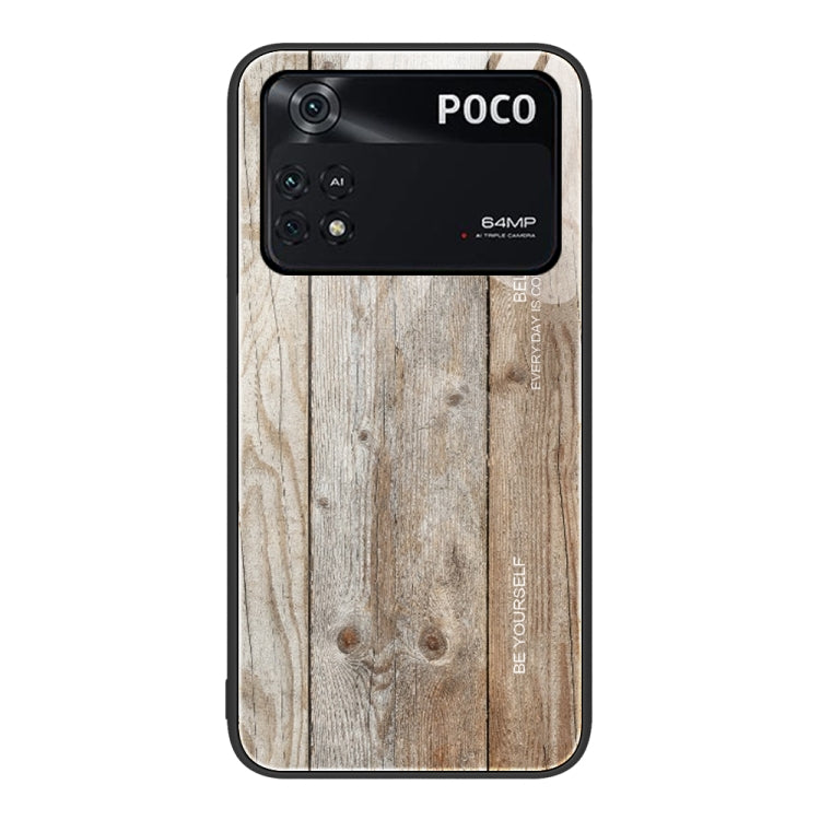Wood Grain Glass Protective Case, For Xiaomi Mi 11 Pro, For Xiaomi Poco X4 Pro 5G, For Xiaomi Poco M4 Pro 4G, For Xiaomi Mi 11 Ultra, For Xiaomi 12 Pro