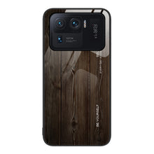 Load image into Gallery viewer, Wood Grain Glass Protective Case, For Xiaomi Mi 11 Pro, For Xiaomi Poco X4 Pro 5G, For Xiaomi Poco M4 Pro 4G, For Xiaomi Mi 11 Ultra, For Xiaomi 12 Pro