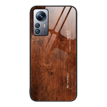 Load image into Gallery viewer, Wood Grain Glass Protective Case, For Xiaomi Mi 11 Pro, For Xiaomi Poco X4 Pro 5G, For Xiaomi Poco M4 Pro 4G, For Xiaomi Mi 11 Ultra, For Xiaomi 12 Pro