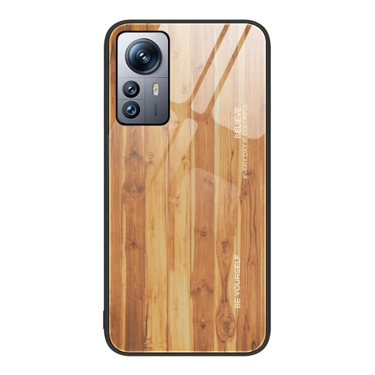 Wood Grain Glass Protective Case, For Xiaomi Mi 11 Pro, For Xiaomi Poco X4 Pro 5G, For Xiaomi Poco M4 Pro 4G, For Xiaomi Mi 11 Ultra, For Xiaomi 12 Pro