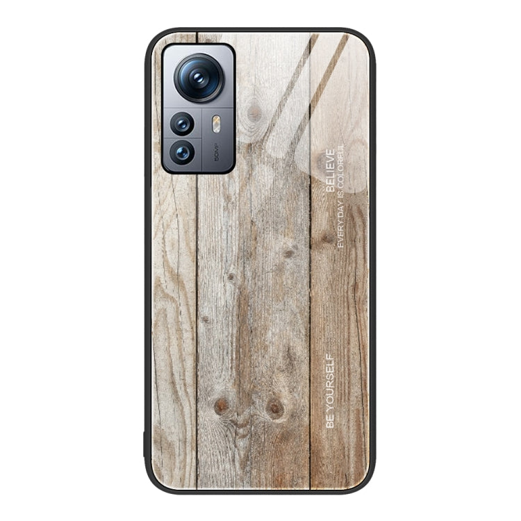 Wood Grain Glass Protective Case, For Xiaomi Mi 11 Pro, For Xiaomi Poco X4 Pro 5G, For Xiaomi Poco M4 Pro 4G, For Xiaomi Mi 11 Ultra, For Xiaomi 12 Pro